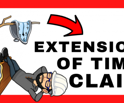 qué es una extension of time claim